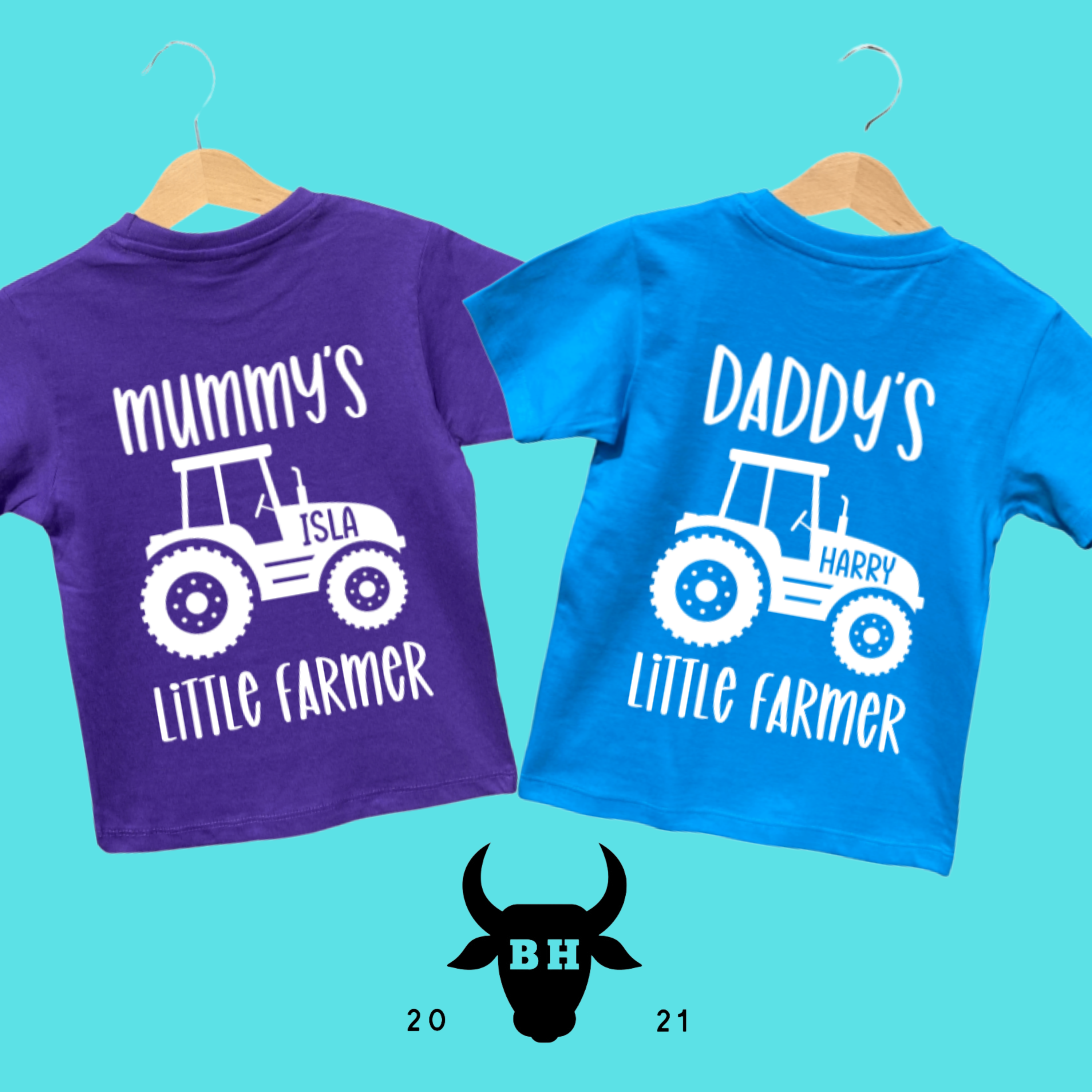 'Daddy's Little Farmer' ' Mummy's Little Farmer' T-Shirt